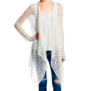 COPY - Calypso St Barth White Crocheted Tanom Sweater